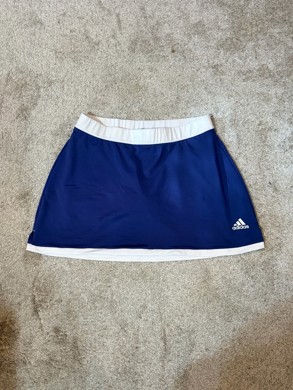 Adidas Purple Athletic Skort with White Trim
